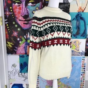 M christmas sweater red green winter ugly holiday